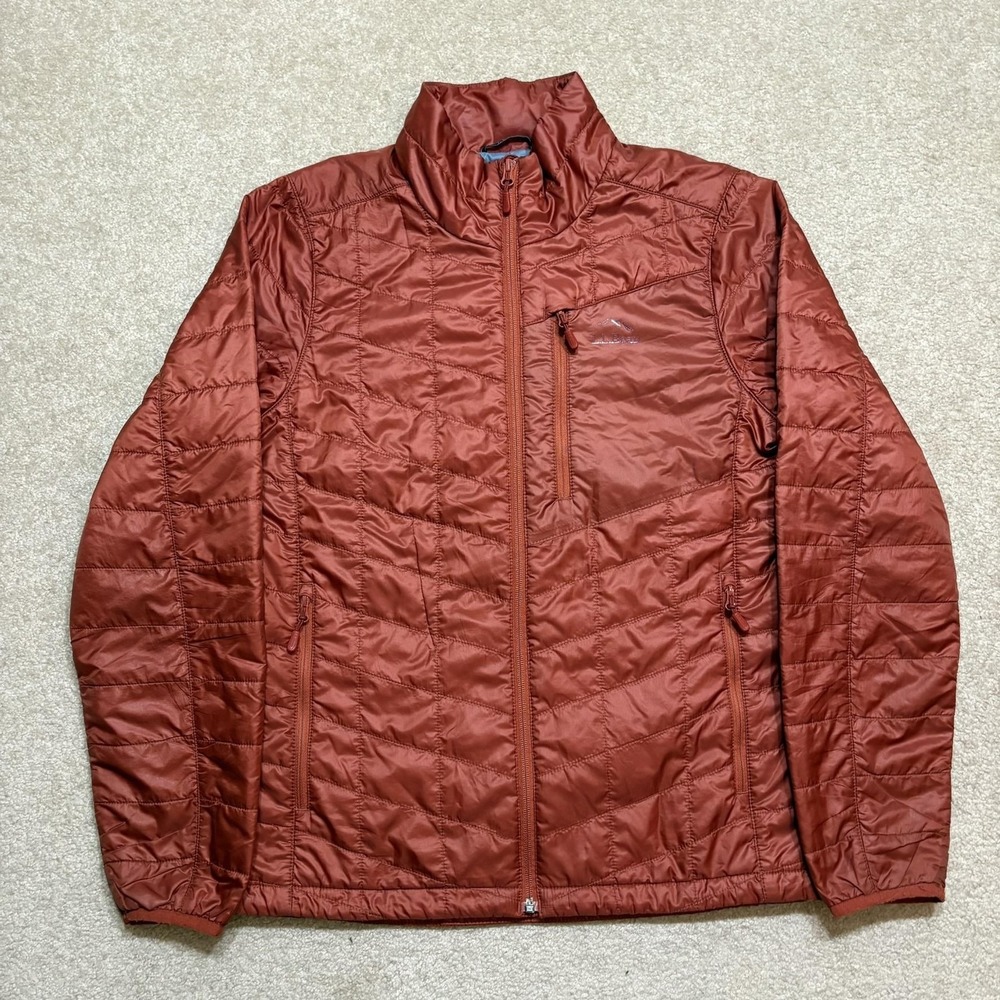 L.L. Bean Men's Rust Red Quilted Puffer Jacket